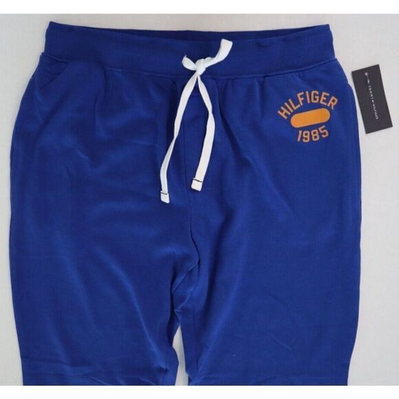 Tommy Hilfiger DR09157682 Men's Sz M Blue Elastic Waist Lounge Jogger Pants - Picture 3 of 5